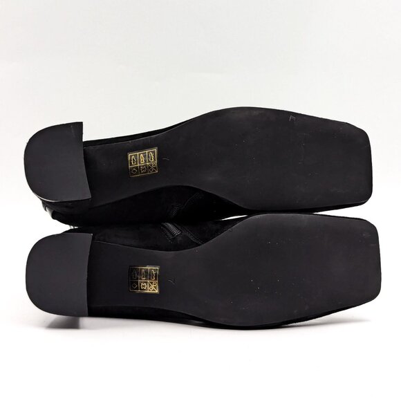 Jeffrey Campbell Women Katlyn Black Suede Leather Retro Vintage 90s Boots size 7 - Picture 6 of 12